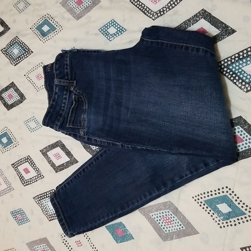 Maurices Skinny Jeans, medium wash, size Medium-short
